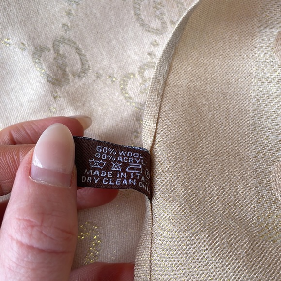 Gucci GG JACQUARD KNITTED SCARF - Picture 4 of 8